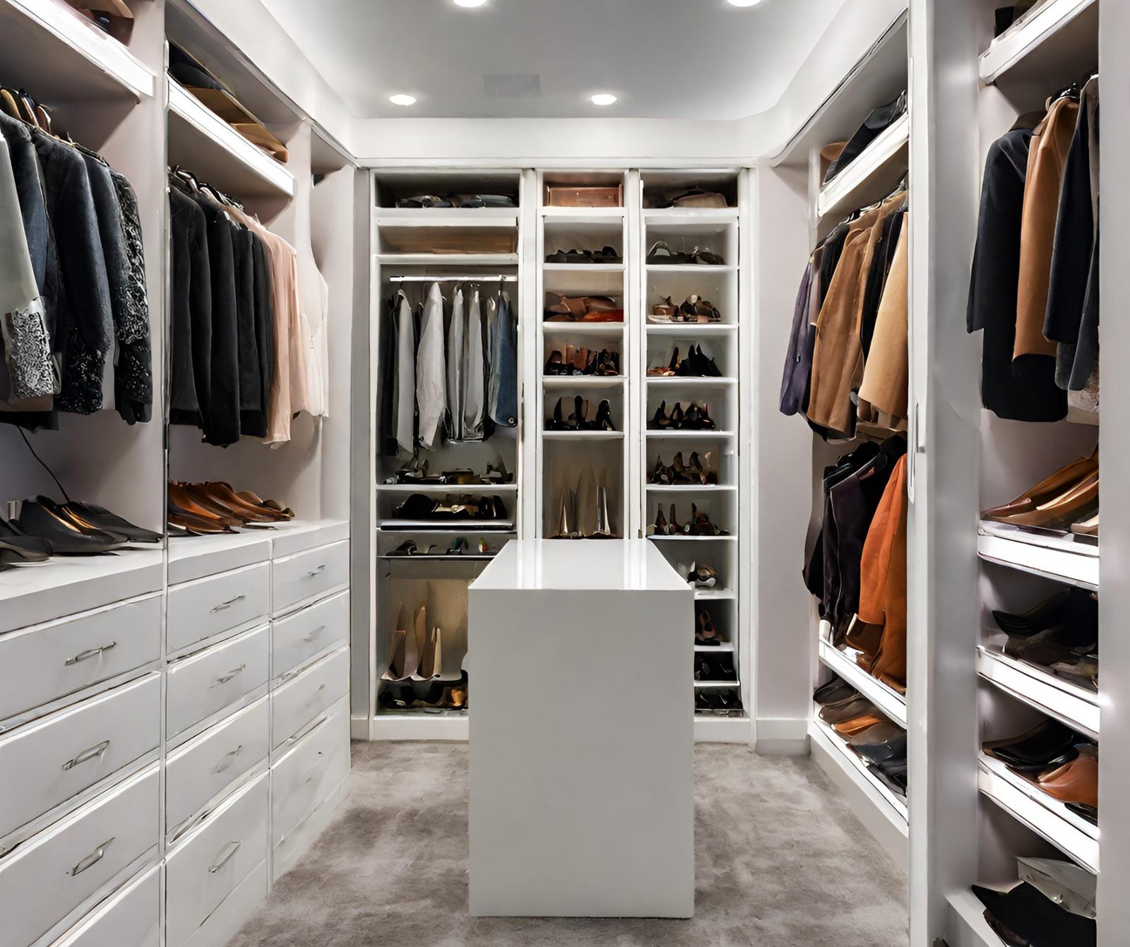 Custom White Closet Collection